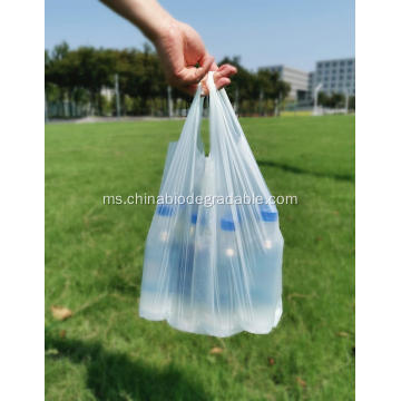Corn Starch Biodegradable Shopping Bag Compostable Baru
